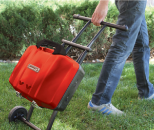Tailgating essentials - portable Coleman grill